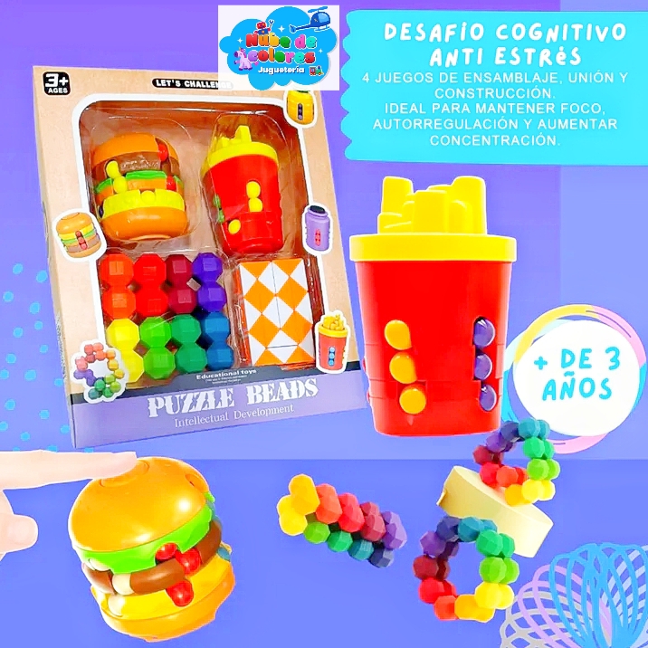 SET SENSORIAL-COGNITIVO 4 PCS. - Imagen 2
