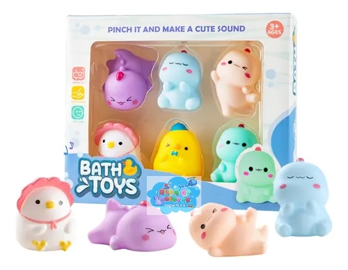 SET TIERNAS FIGURAS DE BAÑO