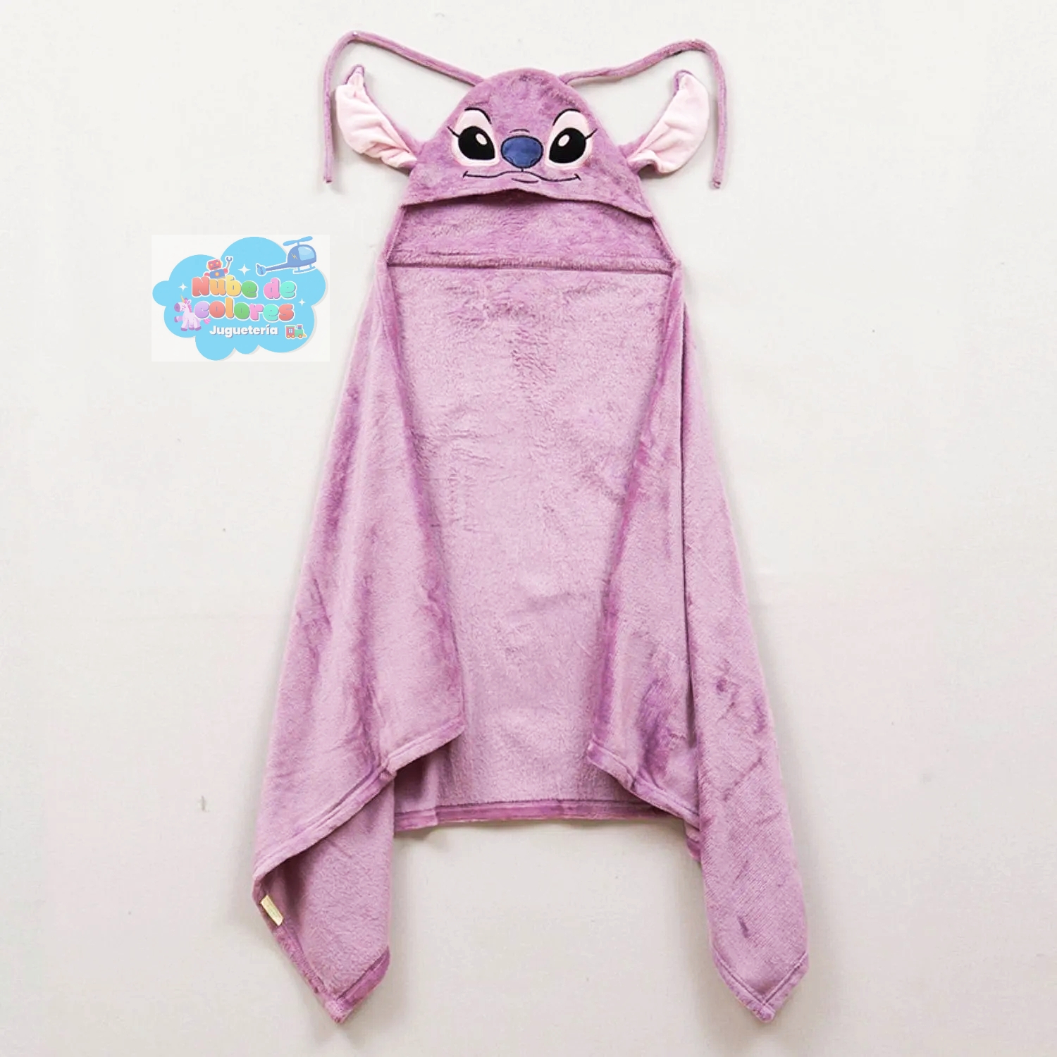 MANTA CON CAPUCHA 3D - STITCH - Imagen 2