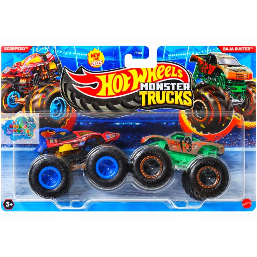 SET 2 MONSTER TRUCK - HOT WHEELS