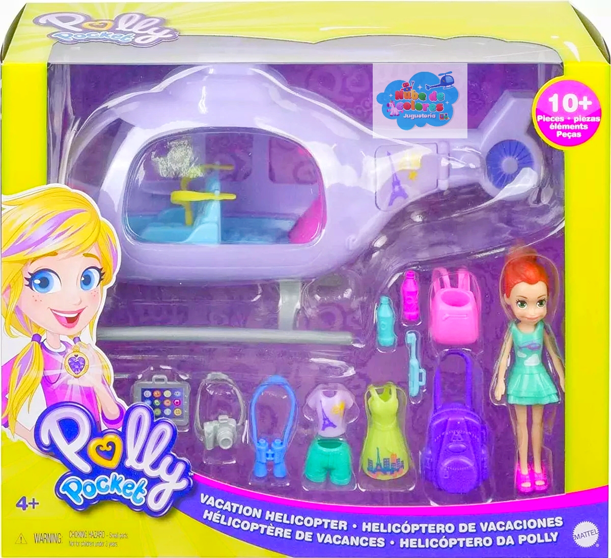 POLLY POCKET - HELICÓPTERO DE VACACIONES - Imagen 6