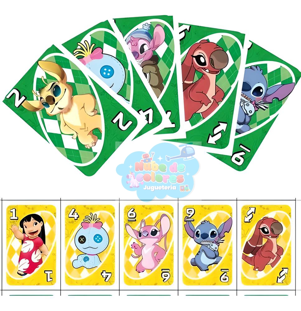 JUEGO CARTAS UNO "LILO Y STITCH" - Imagen 2