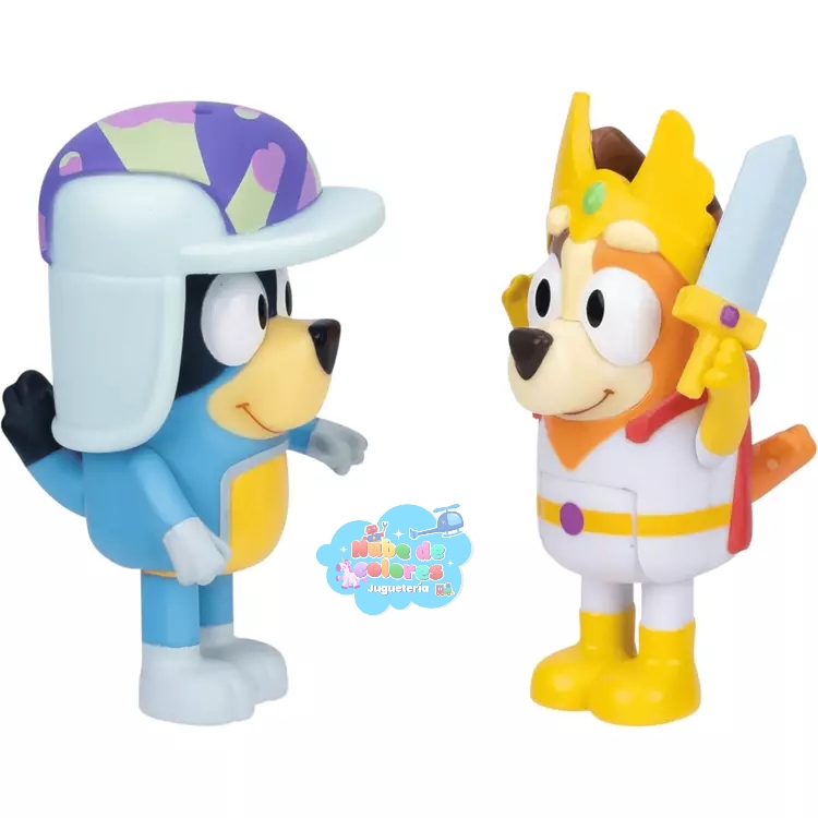 2 FIGURAS BLUEY CUENTO DE HADAS - Imagen 4