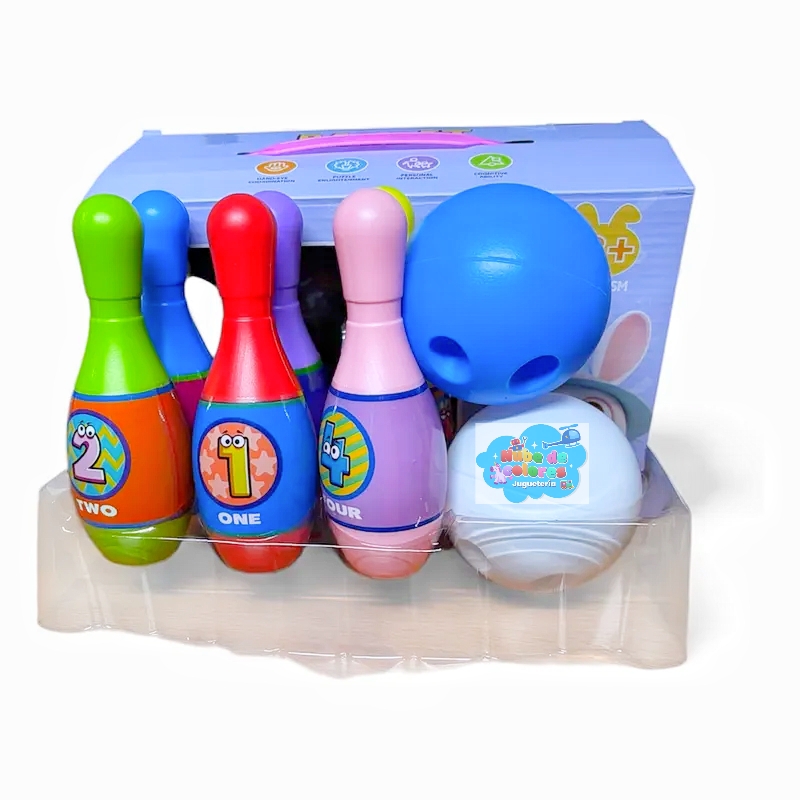 JUEGO DE BOLOS DISEÑO CONEJO - Imagen 3