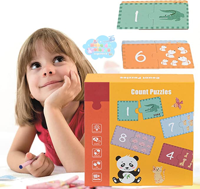 PUZZLE ASOCIACIÓN NÚMEROS Y CANTIDAD - Imagen 2
