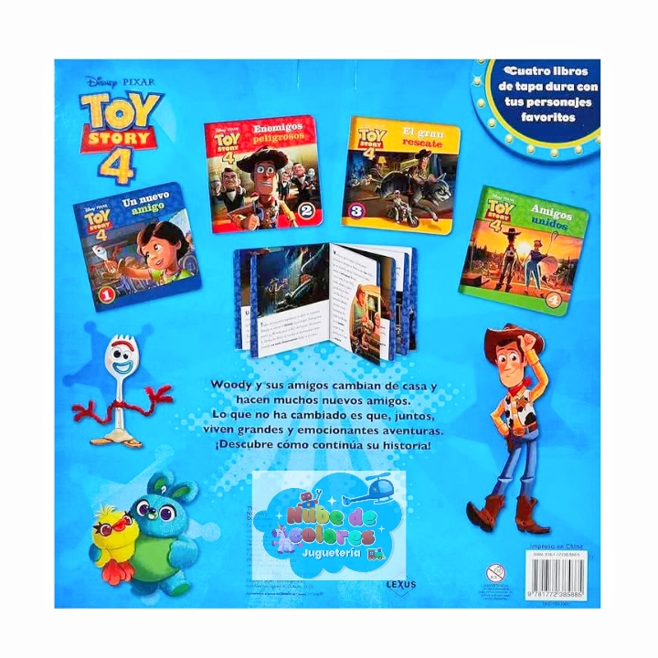 MALETA 4 LIBROS "TOY STORY 4" - Imagen 6