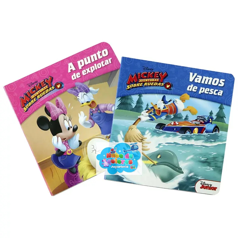 MALETA 4 LIBROS "MICKEY AVENTURAS SOBRE RUEDAS" - Imagen 3