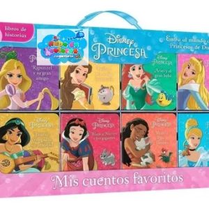 MALETA 8 LIBROS "PRINCESAS DISNEY"