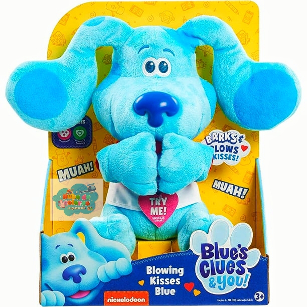 PELUCHE LANZADOR DE BESOS - PISTAS DE BLUE