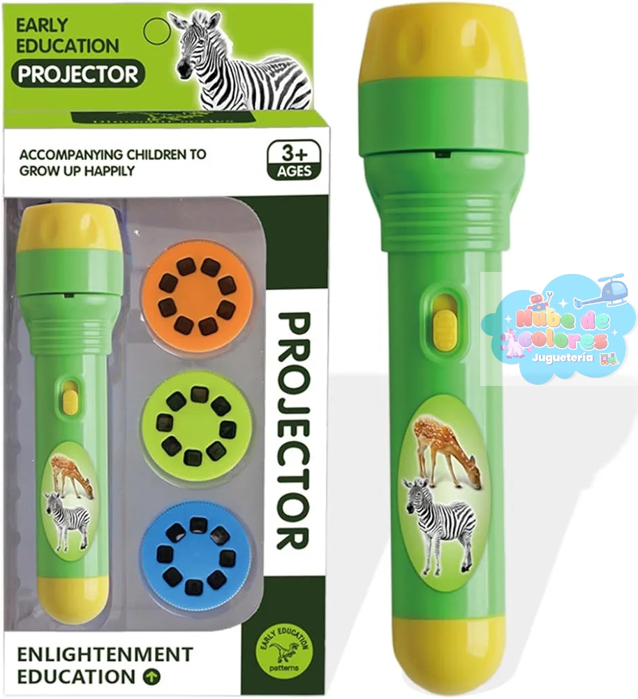 LINTERNA PROYECTOR ANIMALES