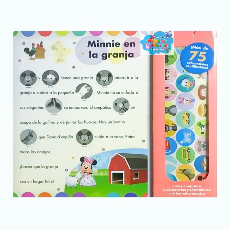 LIBRO CUENTOS DISNEY 75 STICKERS - Imagen 5