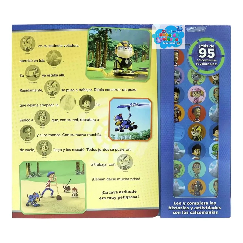 PAW PATROL: VOLANDO AL RESCATE - MÁS DE 95 STICKERS - Imagen 4
