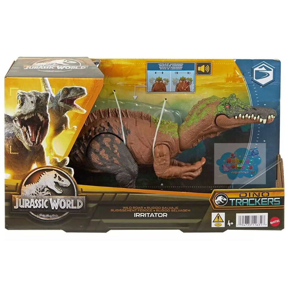 JURASSIC WORLD - DINOSAURIO CON SONIDO Y MOVIMIENTO DE ATAQUE