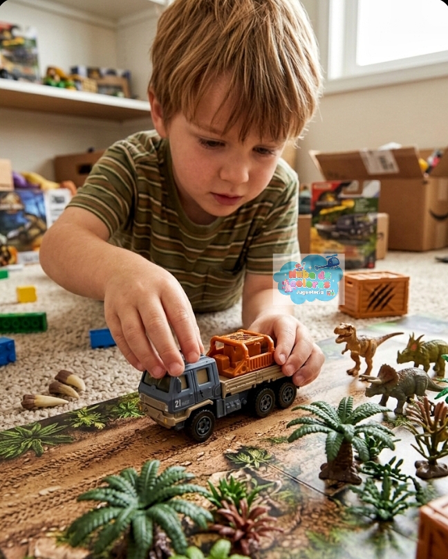 REMOLQUE JURASSIC WORLD MATCHBOX - Imagen 2