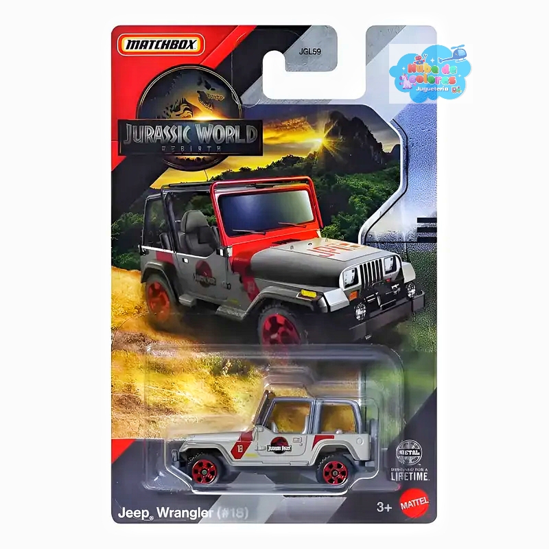 JEEP JURASSIC WORLD MATCHBOX - Imagen 3