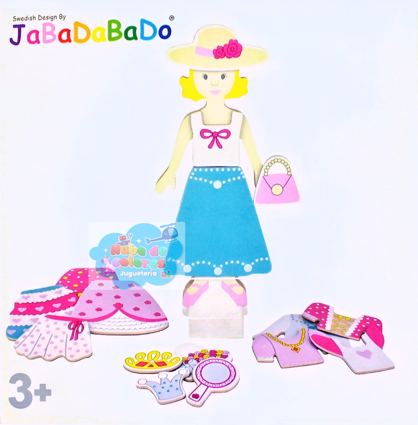 PUZZLE VESTIR A PRINCESA DE MADERA - Imagen 2