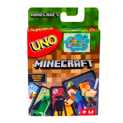JUEGO CARTAS UNO "MINECRAFT"