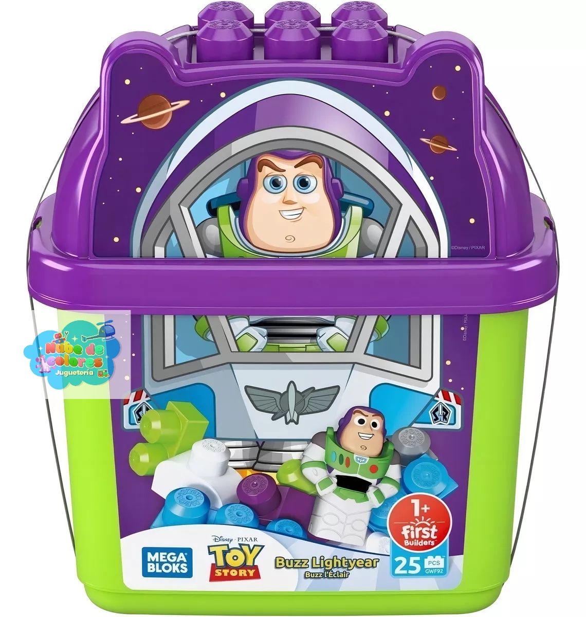 MEGA BLOKS - CUBETA BUZZ LIGHTYEAR - Imagen 4