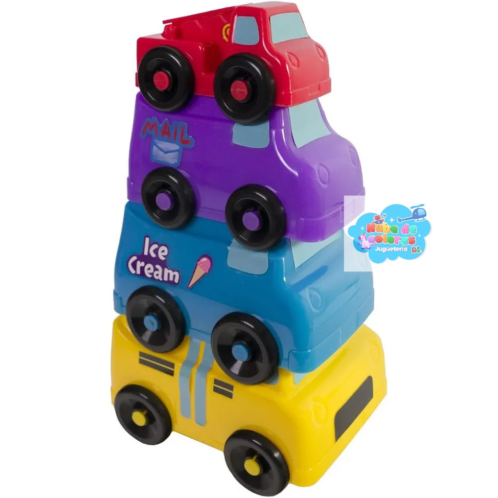 COCOMELON - AUTOS APILABLES - Imagen 4