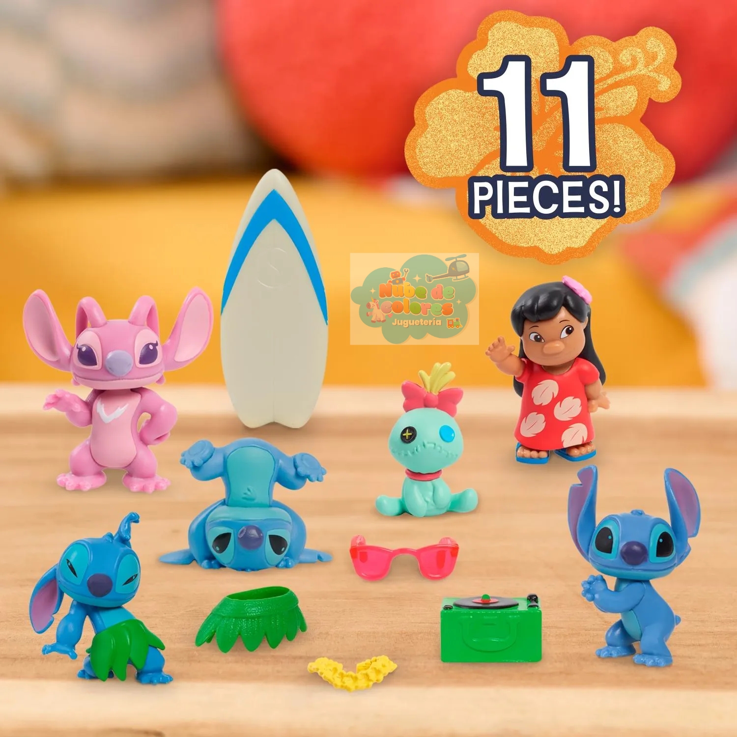 FIGURAS LILO Y STITCH - DISNEY 11 PZAS. - Imagen 2