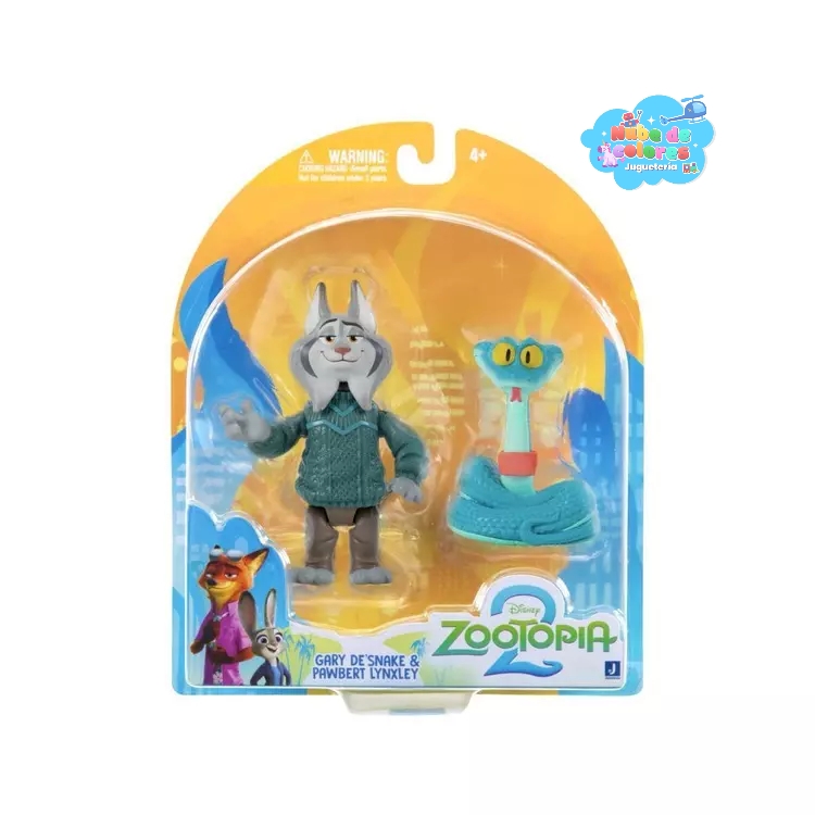 ZOOTOPIA 2 FIGURAS - GARY DE'SNAKE Y PAWBERT LYNXLEY - Imagen 4