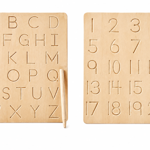 TABLERO DE GRAFOMOTRICIDAD LETRAS Y NÚMEROS