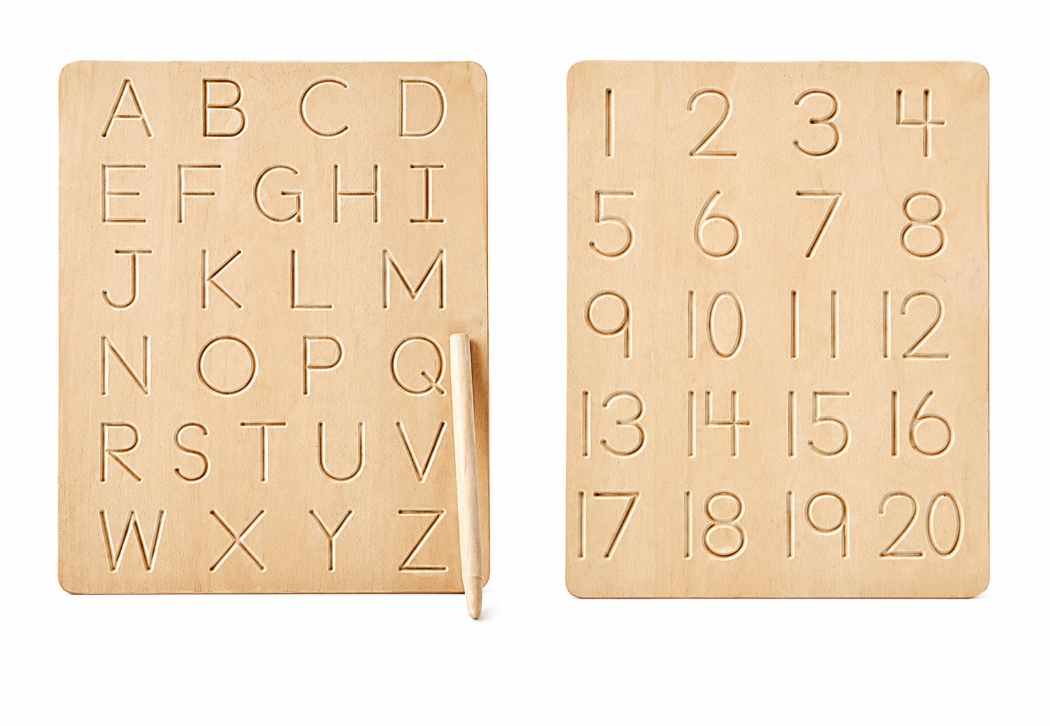 TABLERO DE GRAFOMOTRICIDAD LETRAS Y NÚMEROS