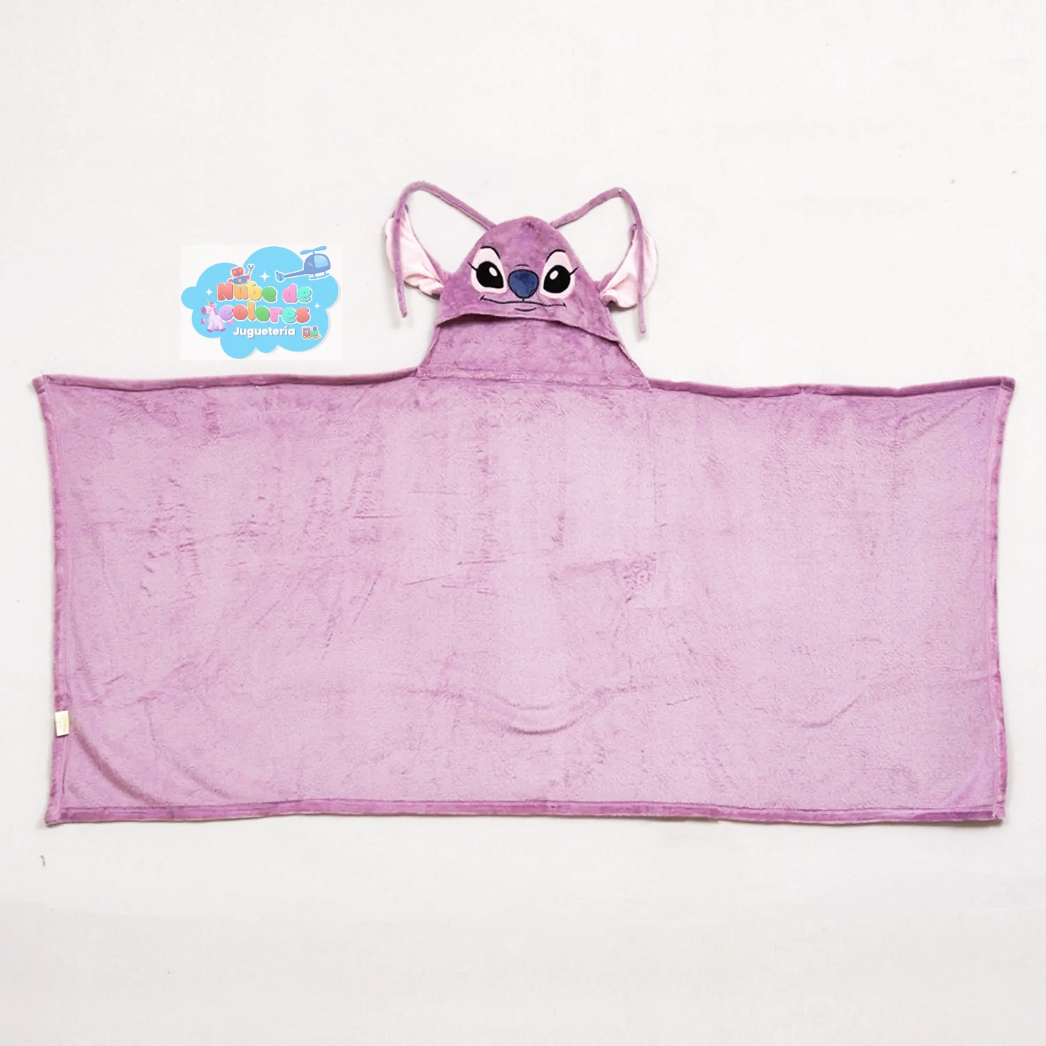 MANTA CON CAPUCHA 3D - STITCH - Imagen 3