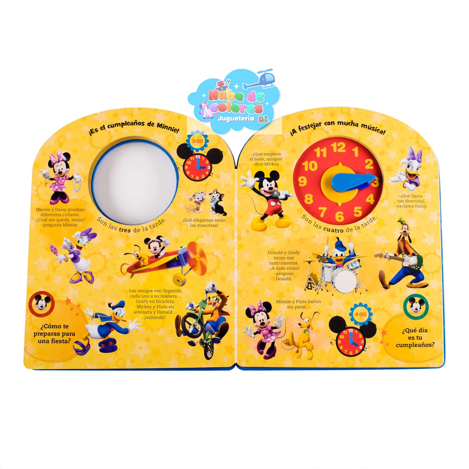 MICKEY MOUSE LIBRO "MI PRIMER RELOJ" - Imagen 3