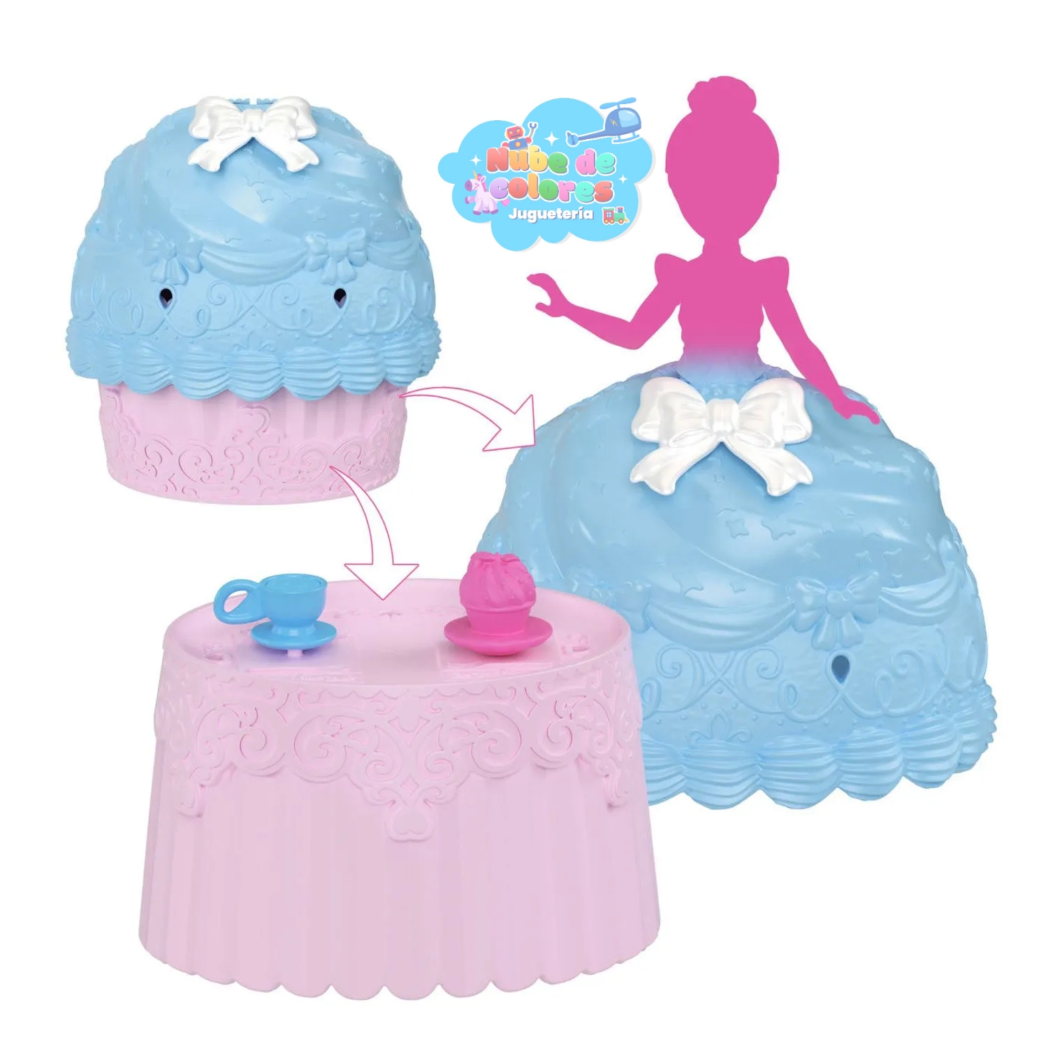 CUPCAKE DE PRINCESA RAPUNZEL - Imagen 3