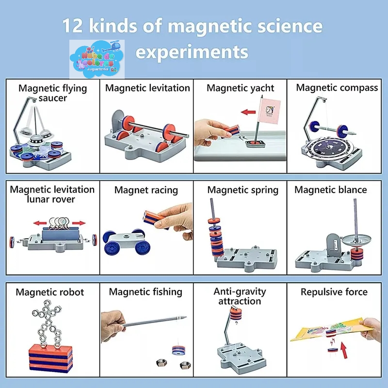 KIT CIENCIA MAGNÉTICA 12 EN 1 - Imagen 2