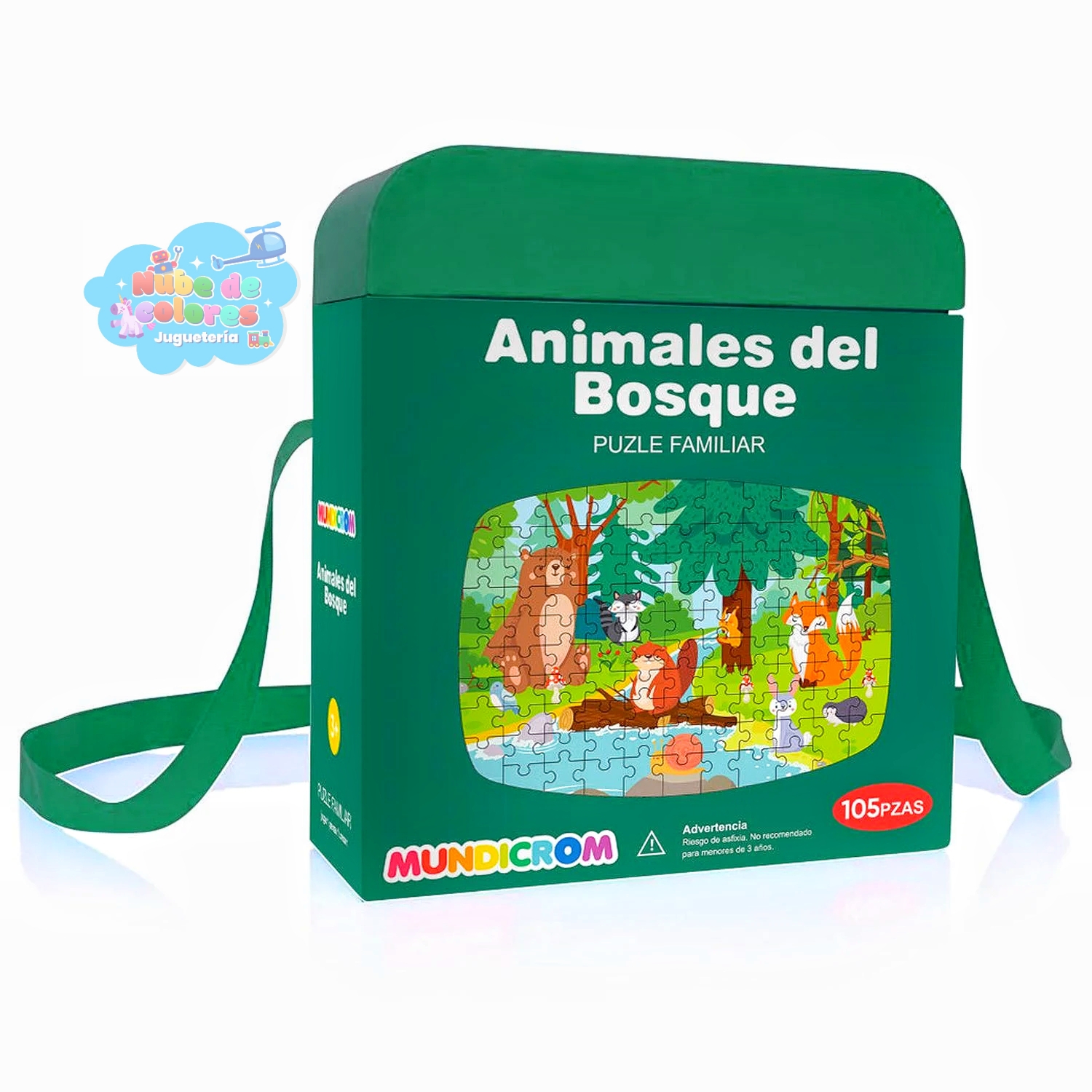 ANIMALES DEL BOSQUE - PUZLE 105 PZAS. - Imagen 4