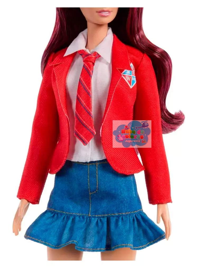 BARBIE PELIRROJA CON UNIFORME - Imagen 3