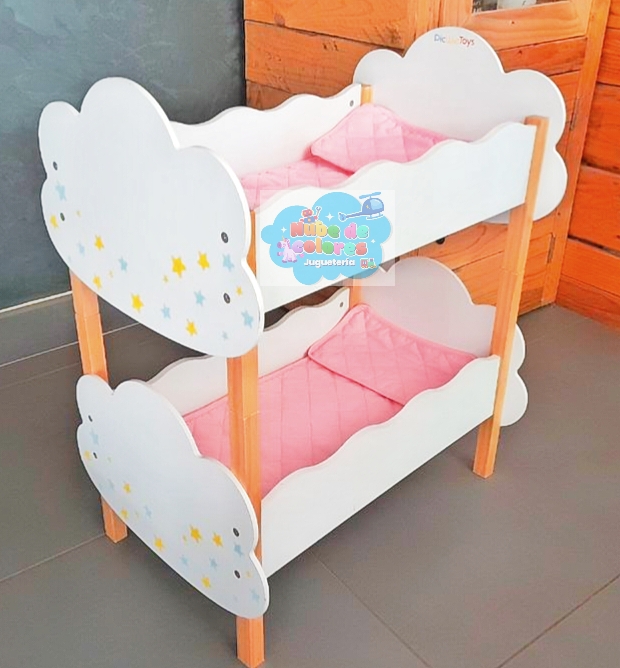 CUNA DOBLE DE MADERA - Imagen 2
