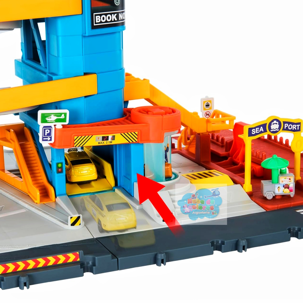 MATCHBOX - CENTRO DE TRANSPORTE CON 5 NIVELES - Imagen 2