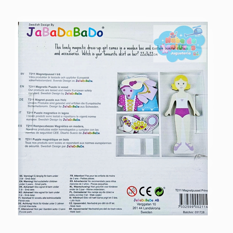 PUZZLE VESTIR A PRINCESA DE MADERA - Imagen 5