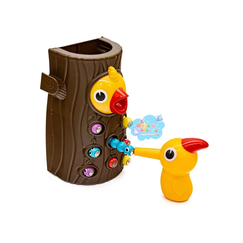 PÁJARO CARPINTERO Y GUSANOS MAGNÉTICOS - Imagen 3