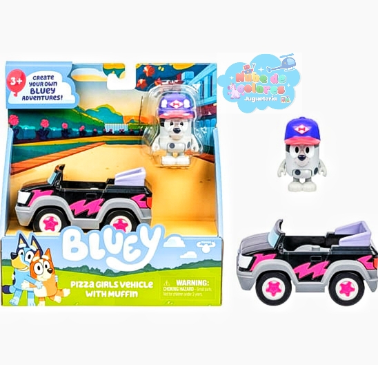 AUTO DE PIZZERÍA CON MUFFIN - BLUEY - Imagen 2