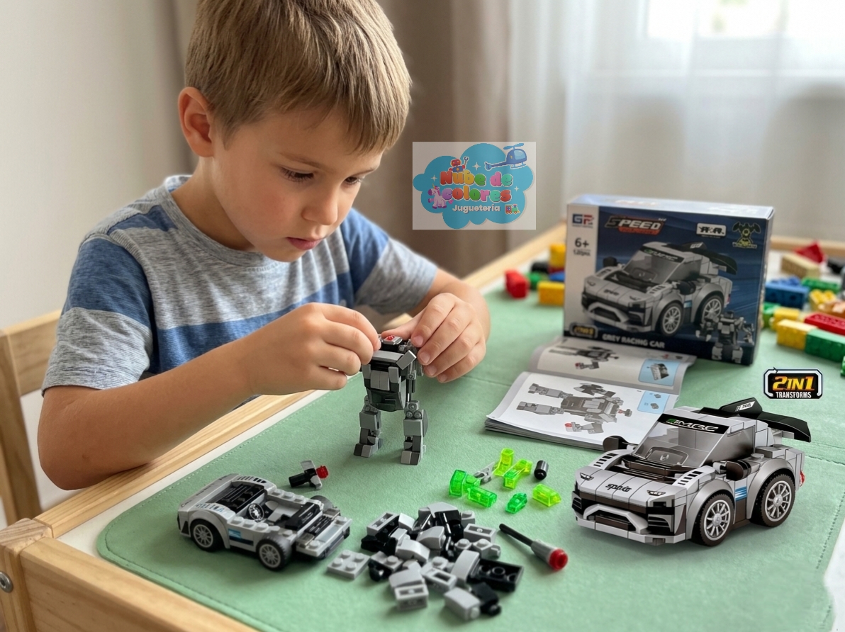 LEGO 2 EN 1 AUTOS Y ROBOTS 120 PZAS. - Imagen 4