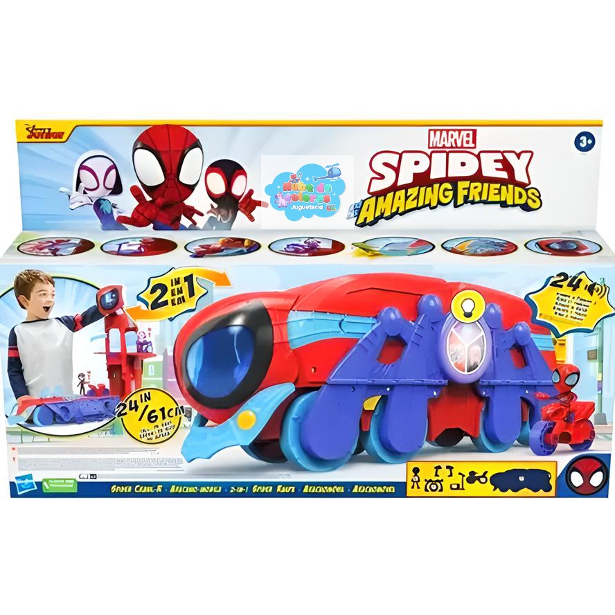 SPIDEY & FRIENDS - ARACNOMÓVIL 2 EN 1 - Imagen 8
