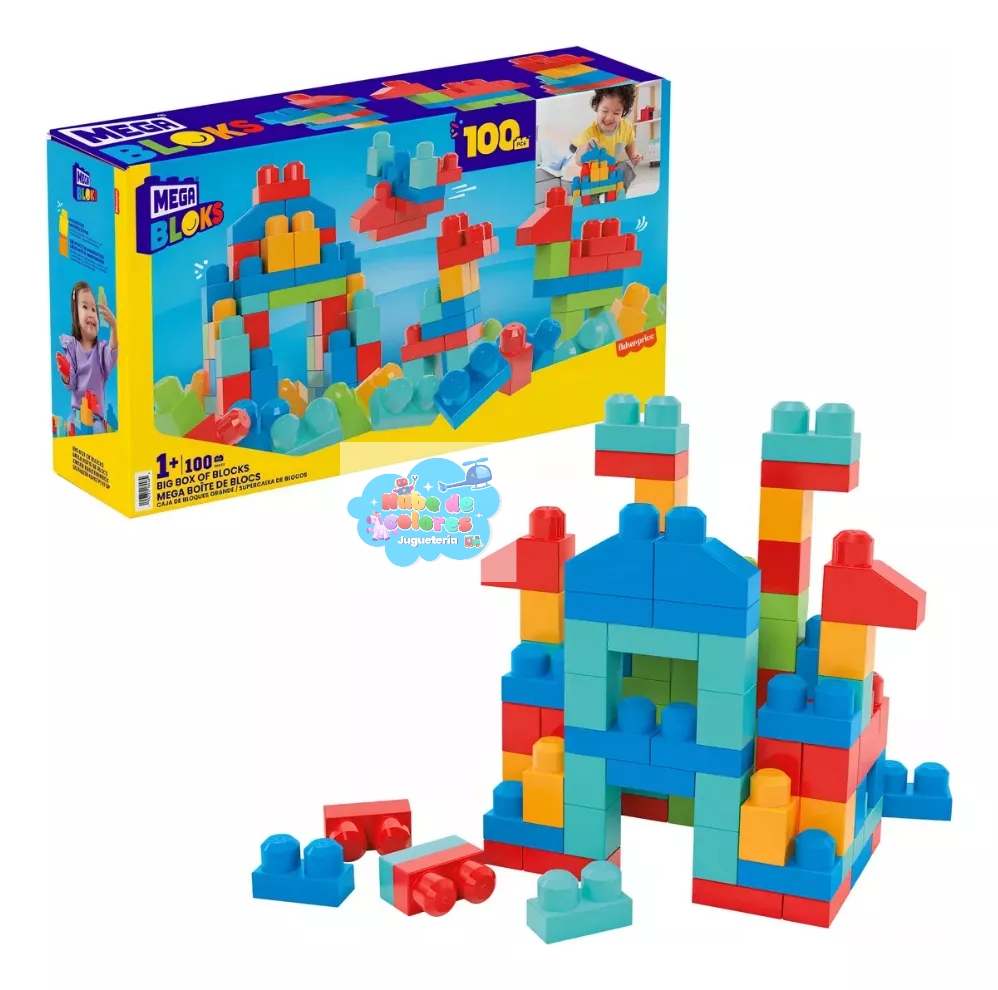 MEGA BLOKS - BLOQUES CONSTRUCCIÓN 100 PCS.