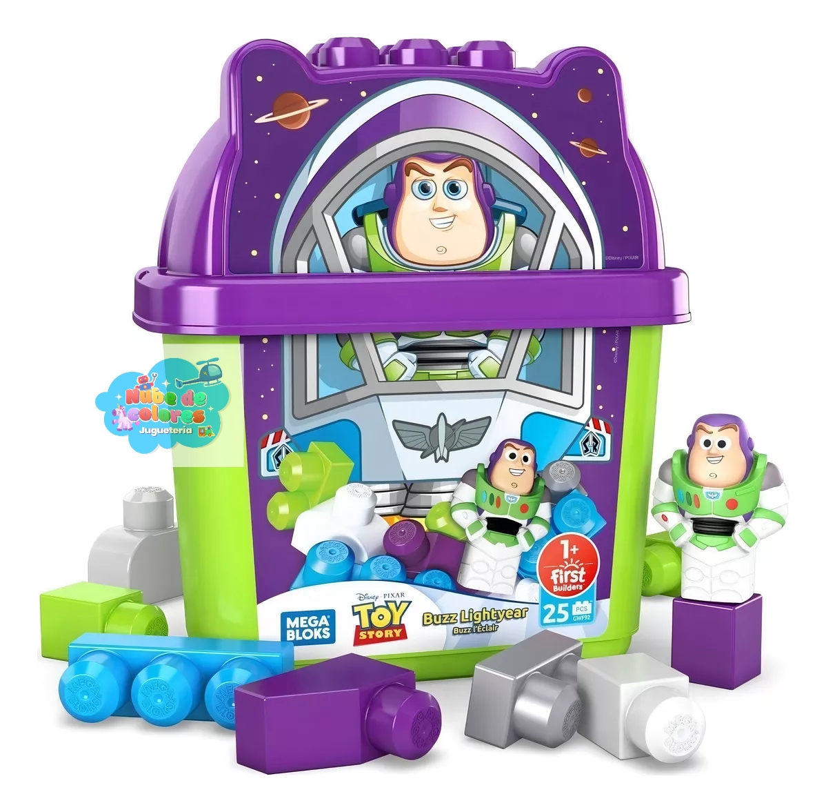 MEGA BLOKS - CUBETA BUZZ LIGHTYEAR