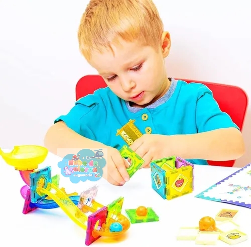 BLOQUES DE IMANES CON TOBOGANES 47 PCS. - Imagen 3