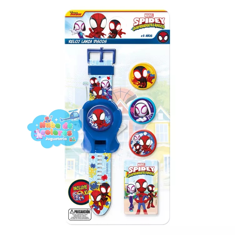 SPIDEY RELOJ LANZADOR DE DISCOS - Imagen 4