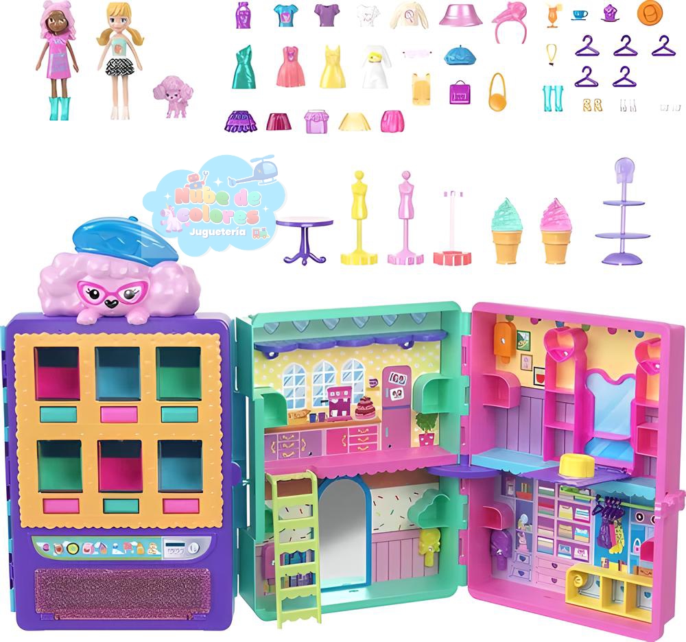 SET POLLY POCKET - MODISTAS DULCES - Imagen 5