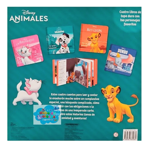 MALETA 4 LIBROS "DISNEY ANIMALES" - Imagen 8