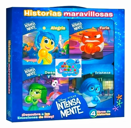 MALETA 4 LIBROS "INTENSAMENTE"