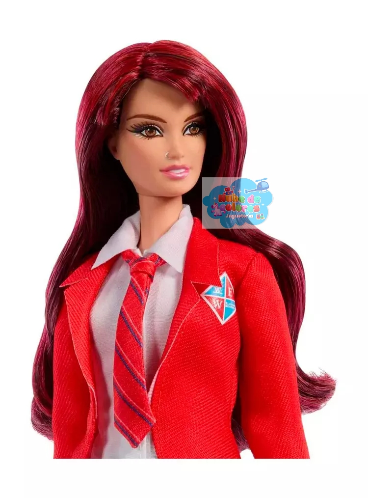 BARBIE PELIRROJA CON UNIFORME - Imagen 2