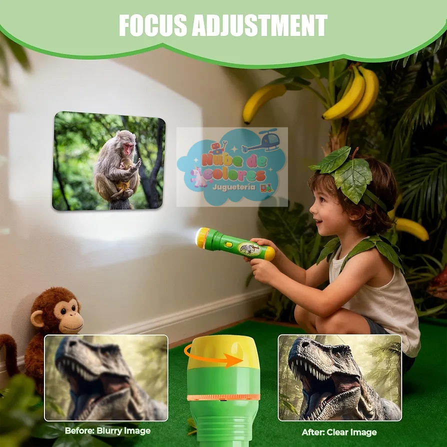 LINTERNA PROYECTOR ANIMALES - Imagen 4