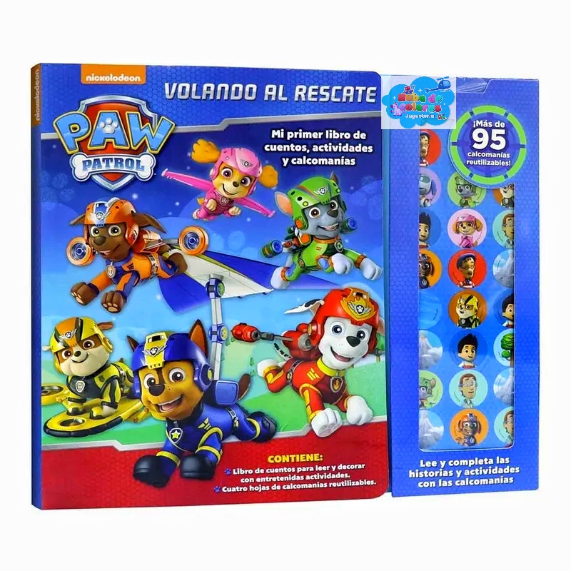 PAW PATROL: VOLANDO AL RESCATE - MÁS DE 95 STICKERS - Imagen 5